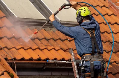 Démoussage et hydrofuge de toiture à Augan